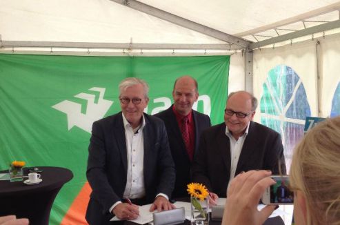 Ondertekening leveringsovereenkomst restwarmte Wavin