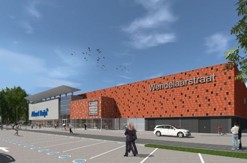 Alkmaar - modernisering winkelcentrum - Albert Heijn XL - Wendelaarstraat